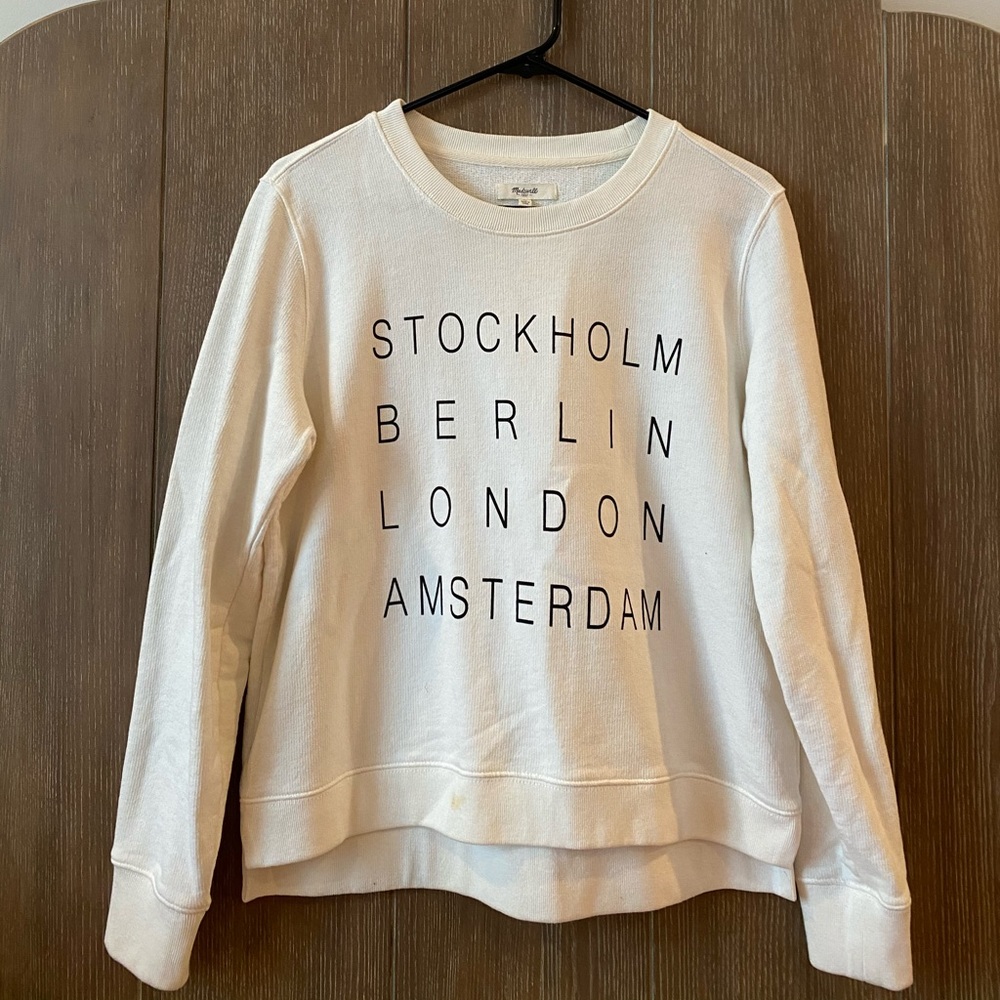 Madewell crew neck sweater